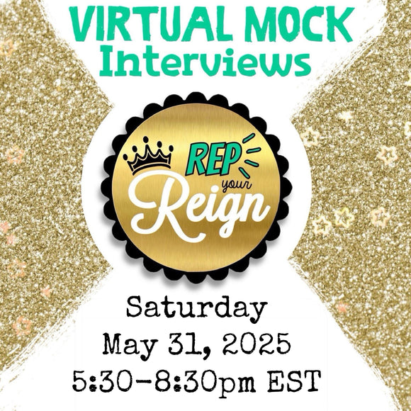 Virtual Mock Interviews - Saturday, May 31, 2025