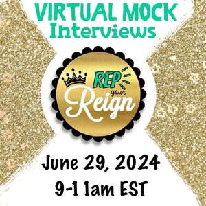 Virtual Mock Interviews - Saturday, June 29, 2024