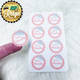 Sash Sisters Pageant Pin Sticker Set